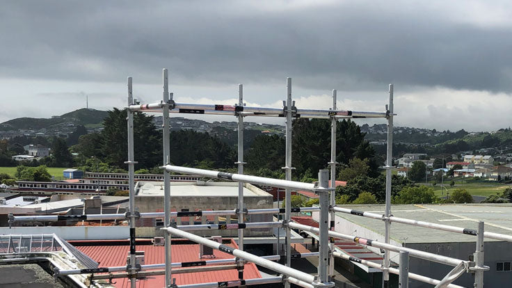 Scaffold For Porirua Roof Access