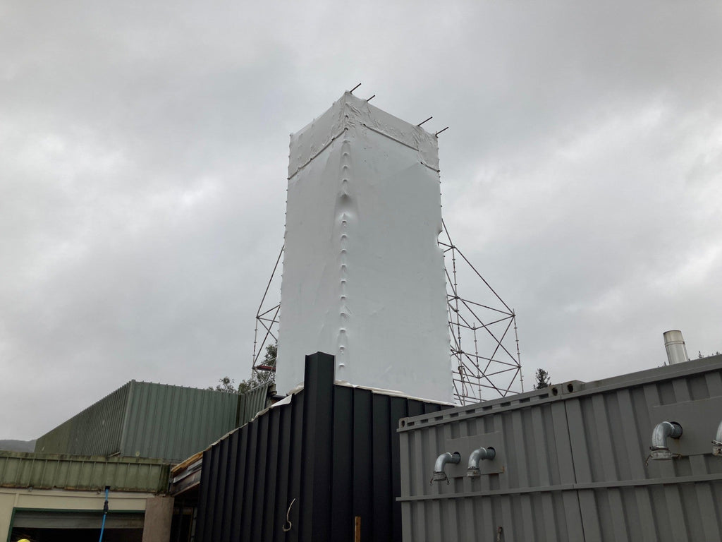 Wainuiomata High School - Shrink-wrap Scaffold