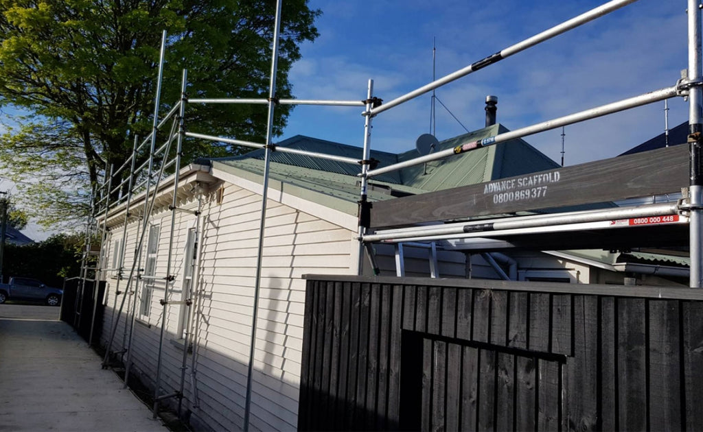 Scaffolding for Christchurch Roof Repairs