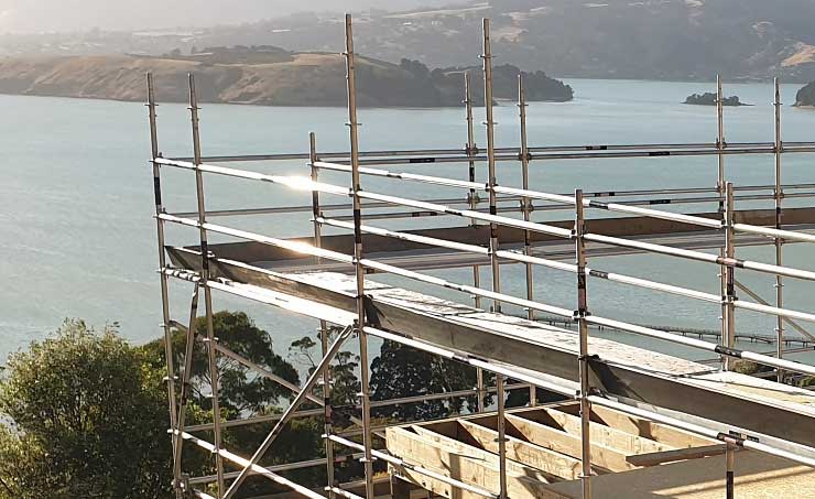 Govenors Bay - New Build Scaffold